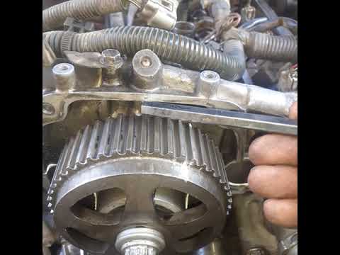 Видео: выставляем метки ремня грм марк 2 двигатель 1gfe beams