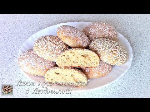 Видео: Творожно-овсяные мини булочки. Мягкие и вкусные.  Легко приготовить!