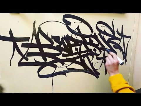 Видео: chillin and tagging on da streets. evening lights. Molotow Markers, Part 2, Burs One (ДОБРО156)