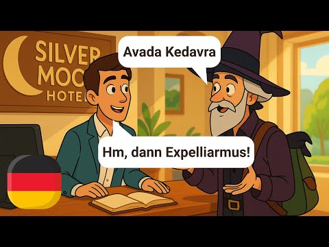 Видео: Изучайте немецкий язык с помощью диалогов |  А1-А2 |  10 диалогов в отеле