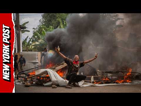 Видео: В Танзании вспыхнули протесты из-за выборов, отключен интернет и введен комендантский час
