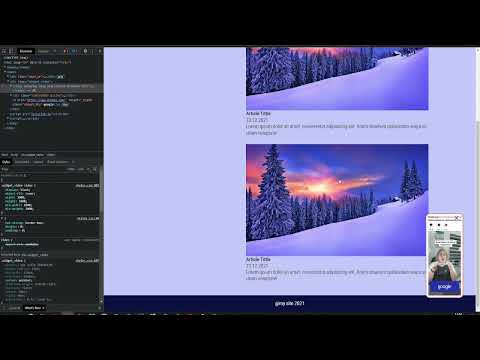 Видео: Advertising widget native JS / Рекламный виджет на нативном JS