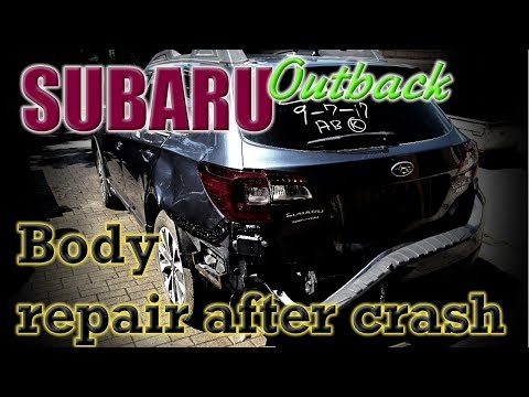 Видео: Subaru Outback. Body repair. Ремонт кузова.