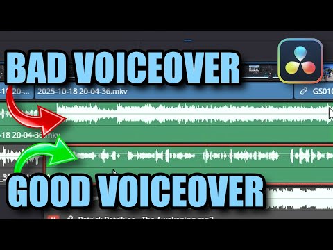 Видео: Исправьте ошибки ОЗВУЧКИ с помощью этих ТРЁХ советов в Davinci Resolve 20!