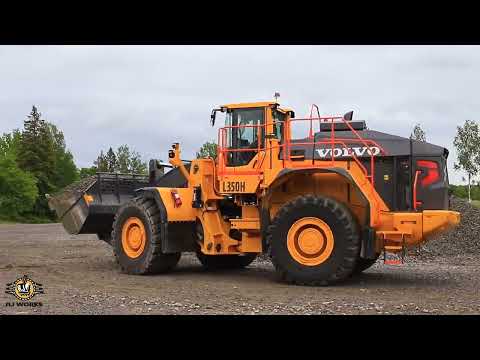 Видео: Фронтальный погрузчик VOLVO L350H