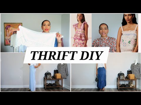 Видео: THRIFT FLIP DIY | ОБНОВЛЕНИЕ ШВЕЙНЫХ ПРОЕКТОВ | Примерка стиля | Изображение модели