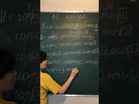 Видео: 16.11 Склонение имён существительных множественного числа