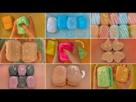 Видео: ASMR / Compilation / soaked soap | АСМР / Подборка Размокшего Мыла #asmr #soakedsoap #asmrsoap