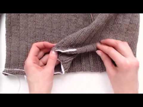 Видео: Чтобы край НЕ ЗАКРУЧИВАЛСЯ | Простейший способ отделки края вязания