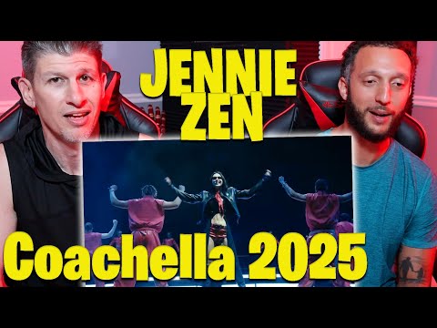 Видео: РЕАКЦИЯ ДЖЕННИ - ЗЕН (выступление на Coachella 2025)