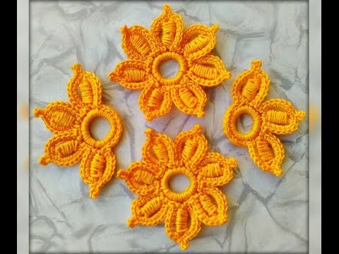 Видео: Мотивы для Ирландского Кружева📌Szydełkowy Kwiatek📌Irish Lace Pattern📌Irish Crochet📌Crochet Flower