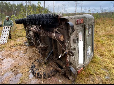 Видео: Поломка на ковровом болоте!!! Жесткое бездорожье!!! Покровский марш!!!
