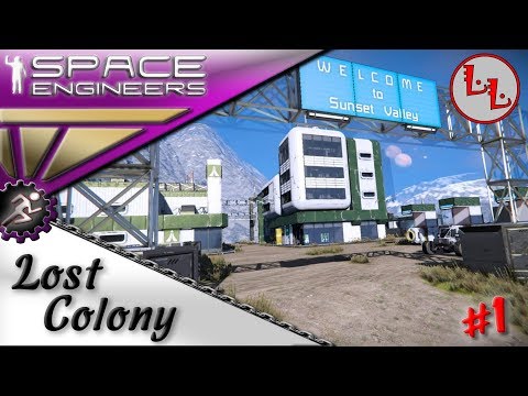 Видео: Space Engineers - КС - Lost Colony - Исследование пустующего поселения! #1