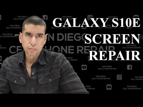 Видео: Ремонт и замена экрана Samsung Galaxy S10E | Как исправить