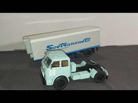 Видео: МАЗ-504А с п/п Alka N12CH (Start Scale Models)