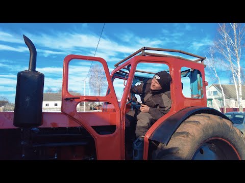 Видео: Первые метры на обновленном тракторе Т-40АМ. Вторая жизнь для сороковки!!!