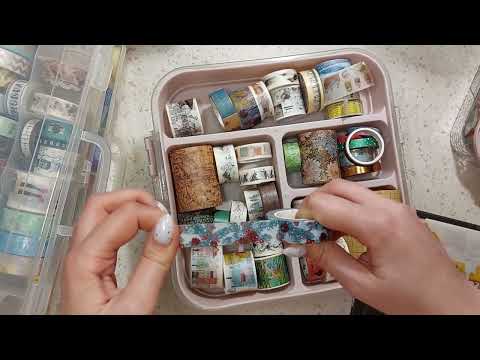 Видео: Моя коллекция декоративных скотчей. Идеи для хранения.