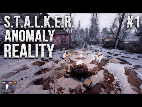 Видео: Stalker Anomaly REALITY 1.9 Прохождение #1 / Снежок