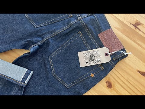 Видео: Джинсы Brave Star "Golden Handshake" 14oz  Селвидж деним - Обзор