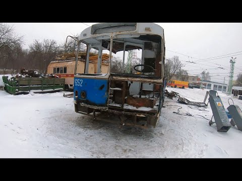 Видео: Первая метель | Троллейбус ЗиУ. Чебоксары