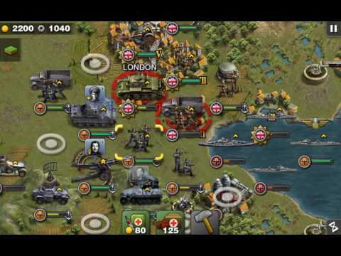 Видео: Прохождение Glory of Generals за Ось: операция морской лев