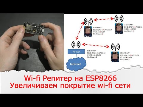 Видео: Wi-fi репитер из ESP8266. Я бы даже назвал его Wi-fi Роутер.