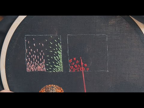 Видео: Современная вышивка - как вышивать нитками - 1 часть