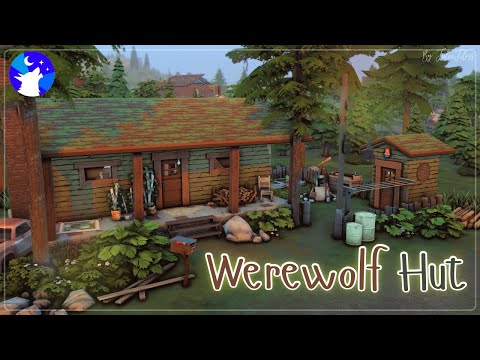 Видео: Хижина Оборотня🐺│Строительство│Werewolf Hut│SpeedBuild│NO CC [The Sims 4]