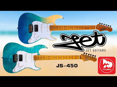 Видео: Электрогитара JET JS-450 || Рабочая лошадка с романтичным дизайном