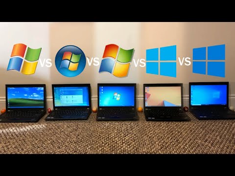 Видео: Windows XP, Vista, 7, 8.1 и 10 | Тест скорости