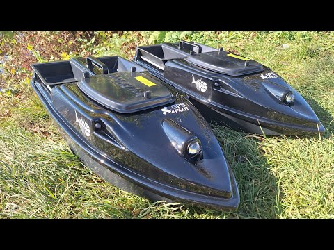 Видео: Два прикормочный кораблика в город Пенза комплектация автопилот + глубиномер 