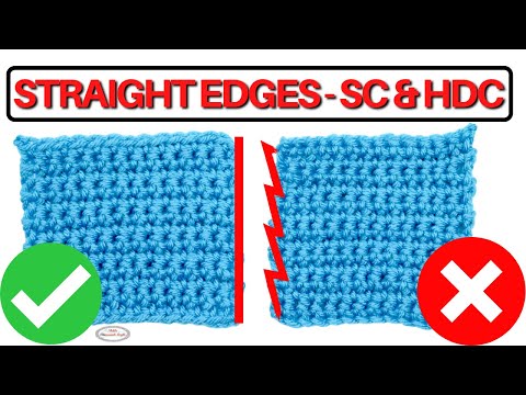 Видео: Вязание крючком гладких краев — узнайте секрет прямо сейчас