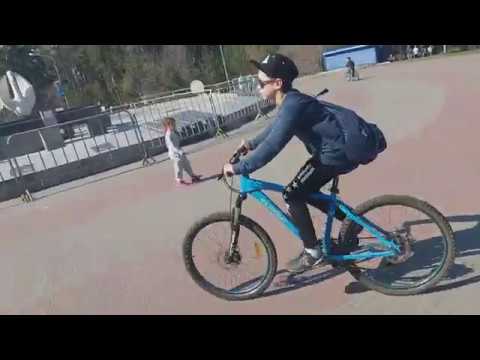 Видео: Вело прогулка в парке Гагарина.  Открытие сезона.