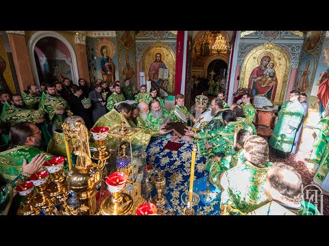 Видео: Пам'ять прп. Феодосія Печерського та хіротонія вікарного єпископа Ніжинської єпархії