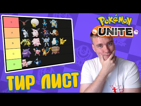 Видео: POKEMON UNITE // ТИР ЛИСТ ПОКЕМОН // TIER LIST POKEMON