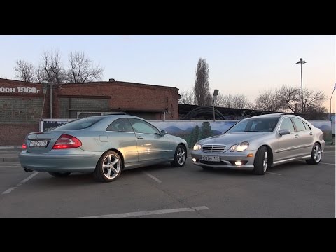 Видео: Обзор на Mercedes C230 kompressor W203 и CLK 240 W209