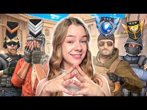 Видео: СЫГРАЛА ПРОТИВ КАЖДОГО ЗВАНИЯ в STANDOFF 2