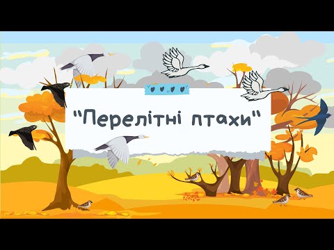 Видео: ПЕРЕЛІТНІ ТА ЗИМУЮЧІ ПТАХИ ДЛЯ ДІТЕЙ. РОЗВИТОК МОВЛЕННЯ. ГРА «ХТО ЗАЙВИЙ?»