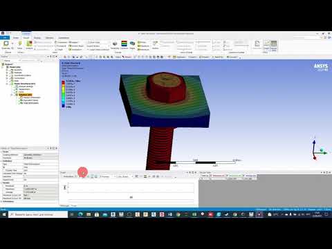 Видео: Компас 3D Урок №24(Ansys урок №9)- Построение модели болтового соединения и расчет в Ansys #Компас3D