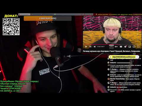 Видео: (ч2) РЕАКЦИЯ: Почему музыка муз блогеров г*вно? Пушной, Ваганыч, Сапрыкин. Реакция
