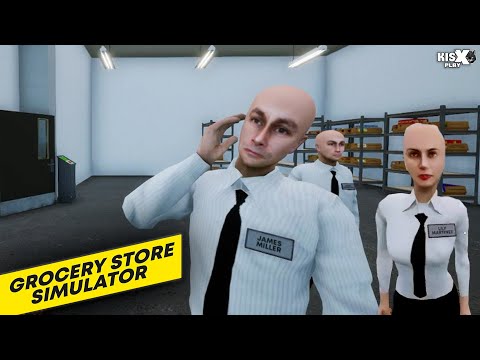 Видео: НАКОНЕЦ-ТО НАНЯЛИ РАБОТНИКОВ - Grocery Store Simulator прохождение #11