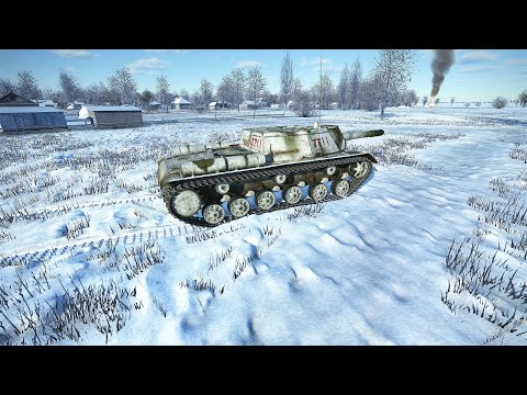 Видео: IL-2 Sturmovik - Tank Crew - танковый полигон - СУ-152 ЧКЗ (1943) - артиллерия