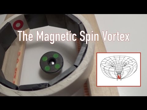 Видео: Магнитный спиновый вихрь