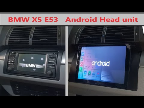 Видео: Как установить магнитолу Android на bmw x5 e53