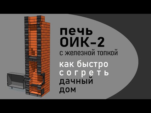 Видео: Печь с двумя топками