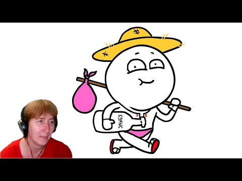 Видео: БАБУШКА СМОТРИТ 5 стран за месяц // Реакция на Dobryak