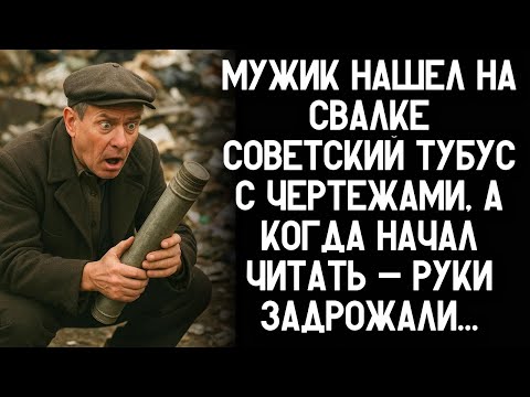 Видео: Мужик нашел на свалке советский тубус с чертежами, а когда начал читать - руки задрожали...