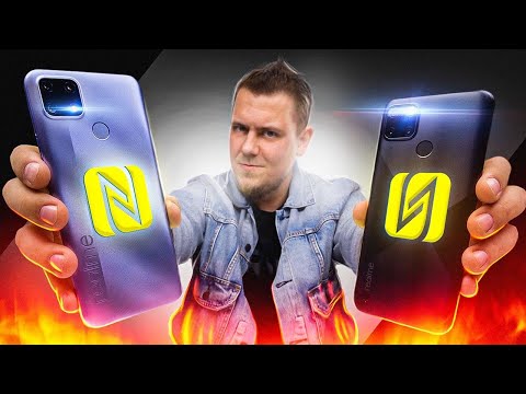 Видео: Самые Дешевые Смартфоны Realme с NFC! Realme C21Y VS Realme C25S