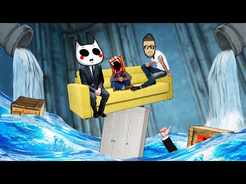 Видео: СТРОЙСЯ ВЫШЕ, ИНАЧЕ ВОДА ТЕБЯ ДОСТАНЕТ (Stack Up or dive trying, УГАР)