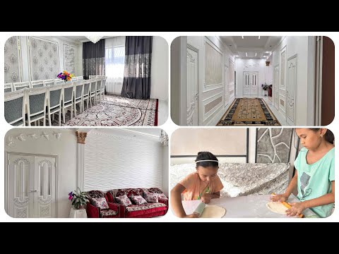 Видео: Рум Тур😍 Показываю наш дом 🏠 Готовим чебуреки с Джусаем 😋 Нужна ваша помощь🙏